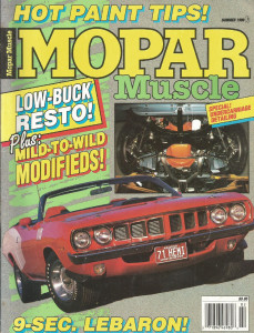 MOPAR MUSCLE 1990 SUMMER - TALON TSI AWD, WAR WAGON, HEMI CUDA, GTS
